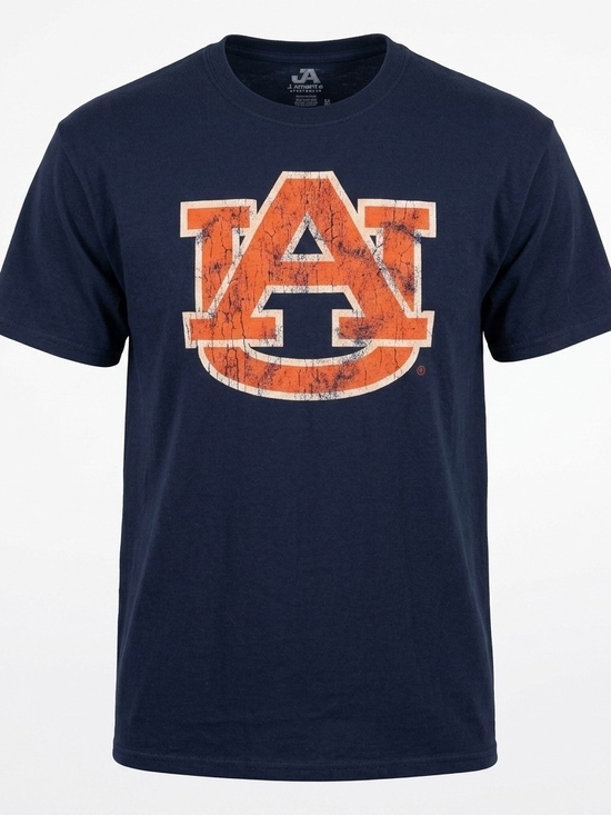 J. America Other - Auburn Tigers J. America Distressed "AU" Logo T-Shirt Navy Blue - Size XL